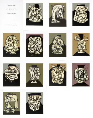 Non Tecnico Saura - Antonio Saura/Portrait/Marcel Moreau/Edtions Atelier Clot