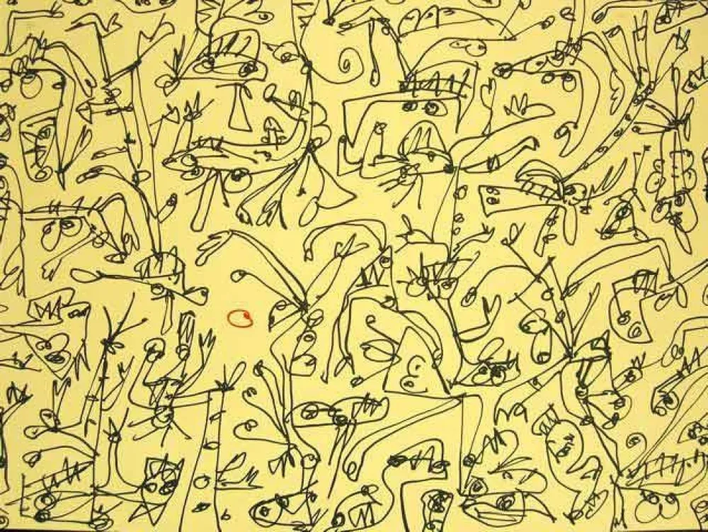 Litografia Saura - Danse Du Soleil