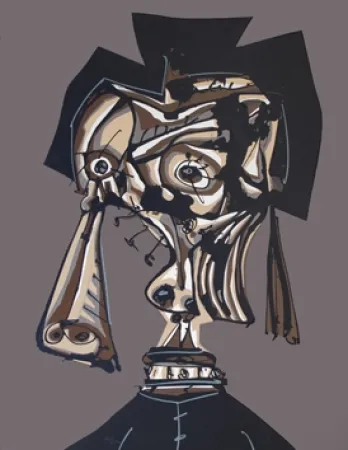 Litografia Saura - Dora Maar IV