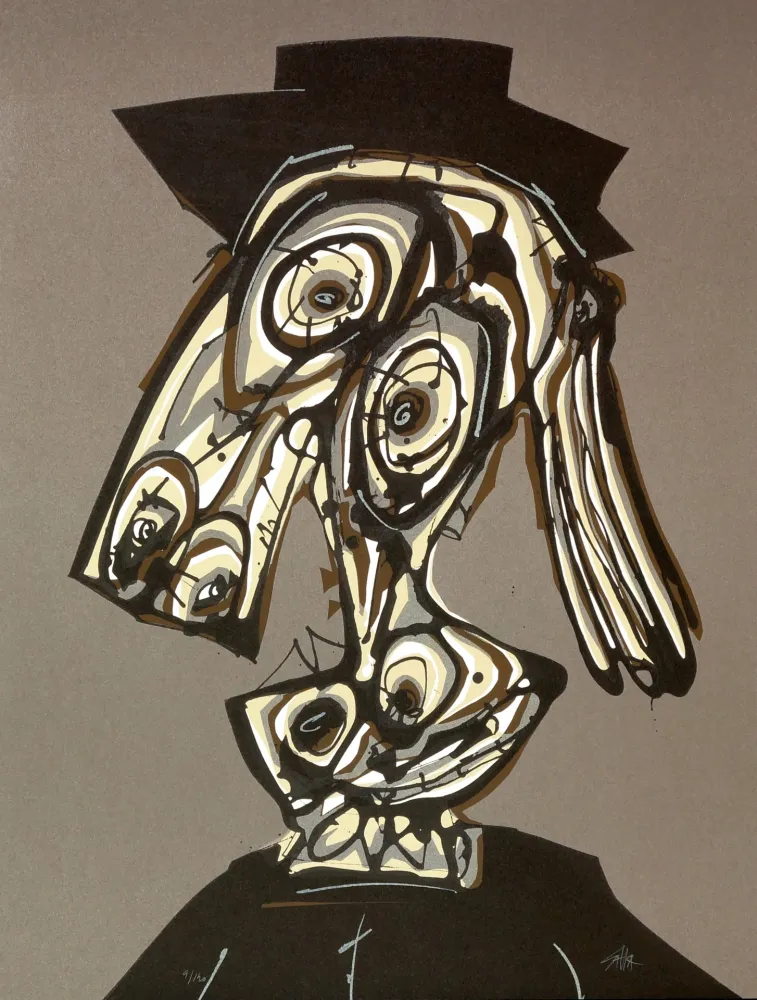 Litografia Saura - Dora Maar visitada II