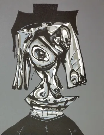 Litografia Saura - Dora Maar visitada III