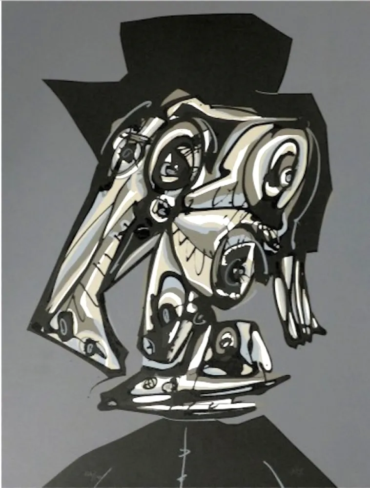 Litografia Saura - Dora Maar Visitada V