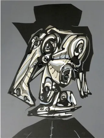 Litografia Saura - Dora Maar Visitada V