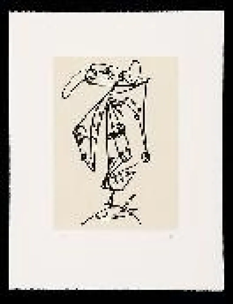 Acquaforte E Acquatinta Saura - Frauen portrait mit Hut 1