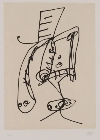 Acquaforte E Acquatinta Saura - Frauen portrait mit Hut 2