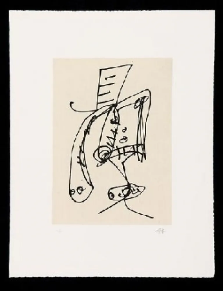 Acquaforte E Acquatinta Saura - FRAUEN PORTRAIT MIT HUT