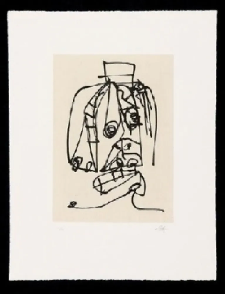 Acquaforte E Acquatinta Saura - Frauen Portrait mit Hut 3