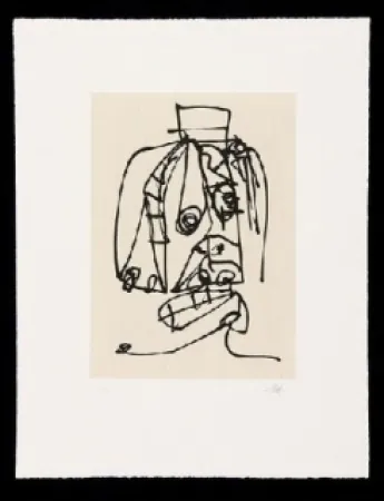 Acquaforte E Acquatinta Saura - Frauen Portrait mit Hut 3