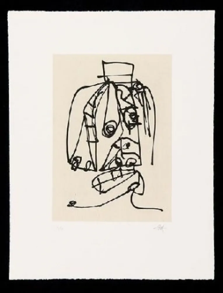 Acquaforte E Acquatinta Saura - Frauen Portrait Mit Hut - 8 etchings