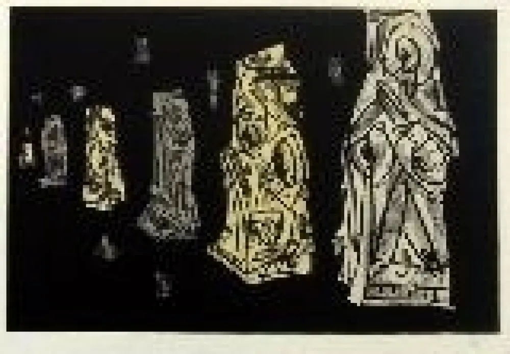 Litografia Saura - Kafka 9