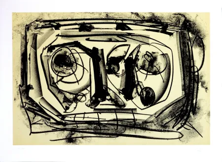 Litografia Saura - Kafka - Tagebücher III