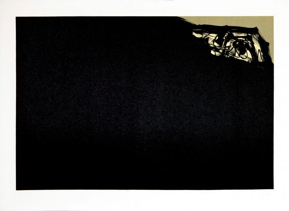 Litografia Saura - Kafka - Tagebücher IV