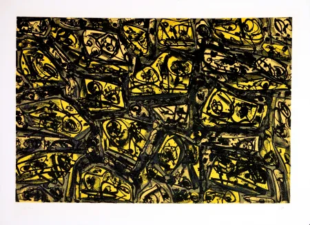 Litografia Saura - Kafka - Tagebücher VII