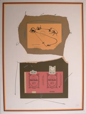 Litografia Saura - Le Jardin des Nations: Gudula