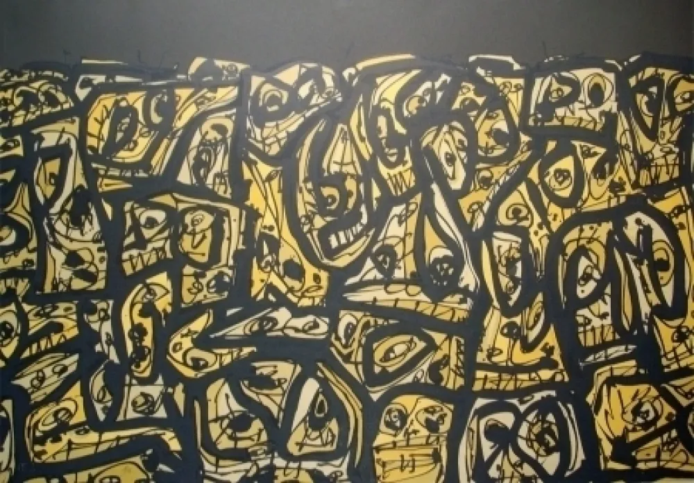 Litografia Saura - Les Gens