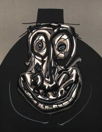 Litografia Saura - Melanchton I