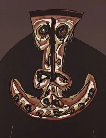 Litografia Saura - Melanchton V