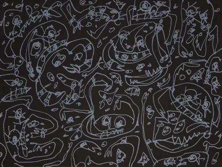 Litografia Saura - Péchés capitaux 5 Avarice