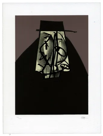 Litografia Saura - Portrait I