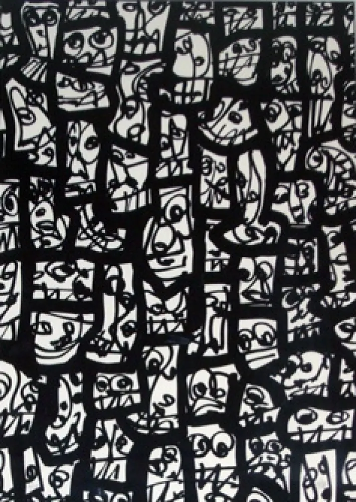 Serigrafia Saura - Pour le peuple sud-africain