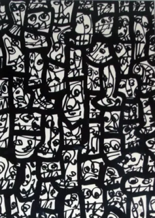 Serigrafia Saura - Pour le peuple sud-africain