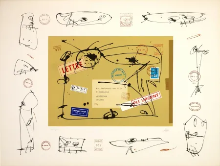 Litografia Saura - Rembrandt Van Rijin