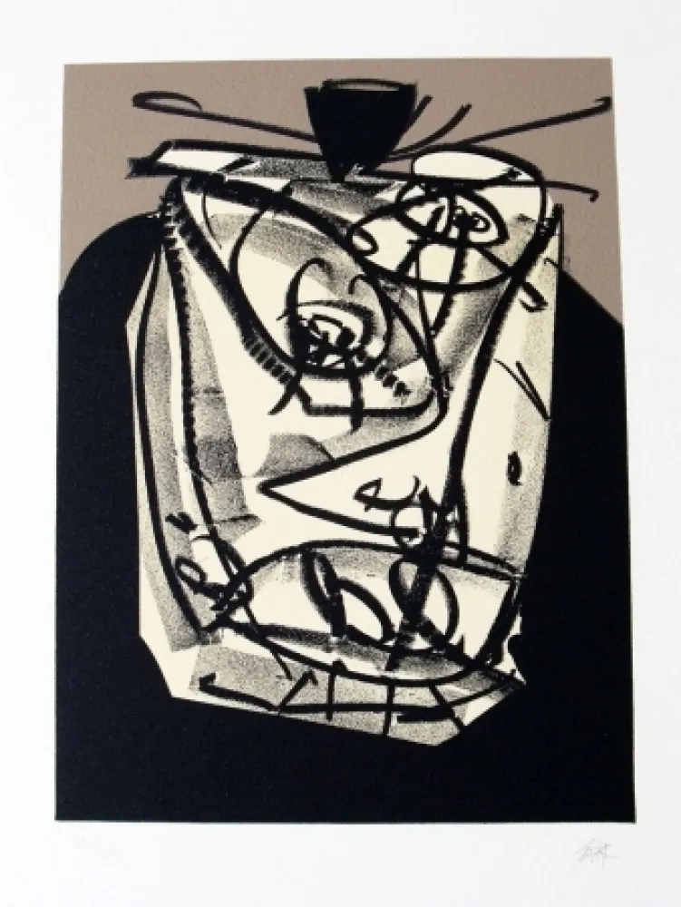 Litografia Saura - Retrato