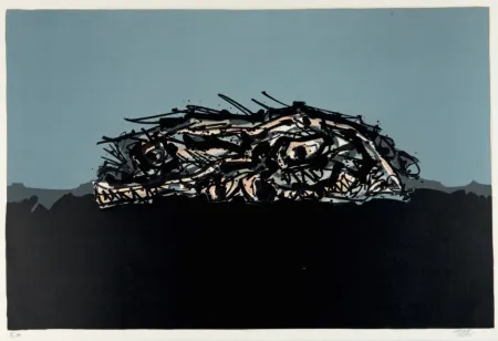 Litografia Saura - Retrato imaginario de Goya