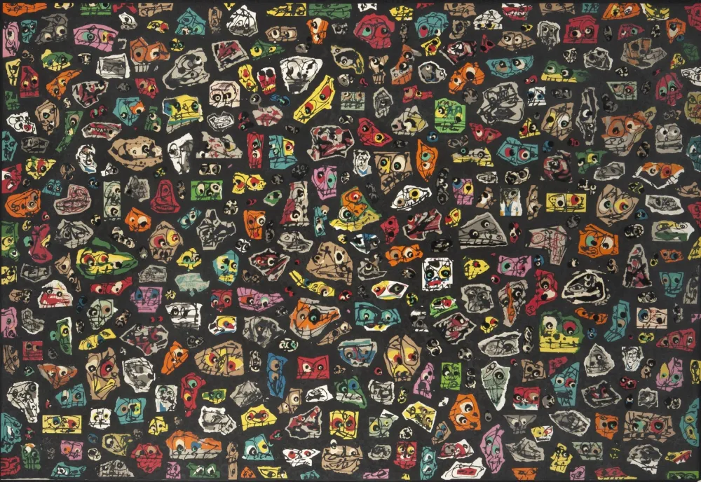 Litografia Saura - Rompecabezas