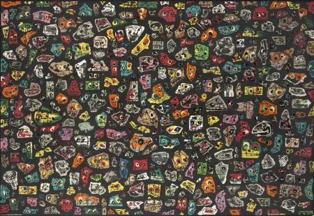 Litografia Saura - Rompecabezas