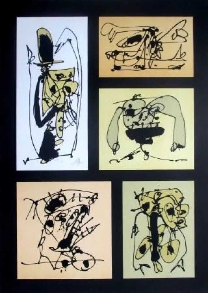 Litografia Saura - Sans Titre