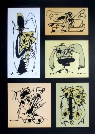 Litografia Saura - Sans Titre