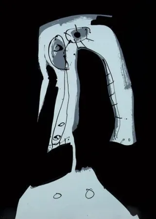 Serigrafia Saura - Sans Titre 