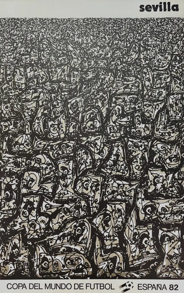 Manifesti Saura - Sevilla - Copa del Mundo de futbol