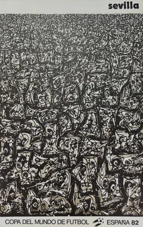 Manifesti Saura - Sevilla - Copa del Mundo de futbol