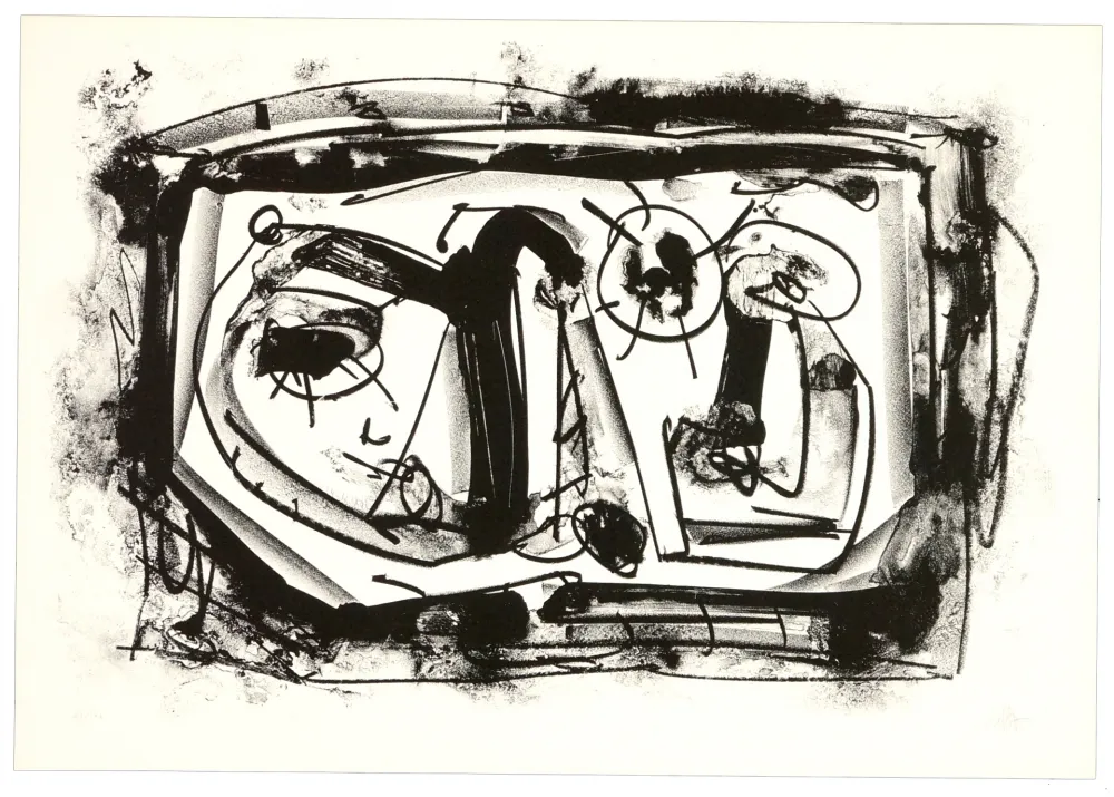 Litografia Saura - Suaire