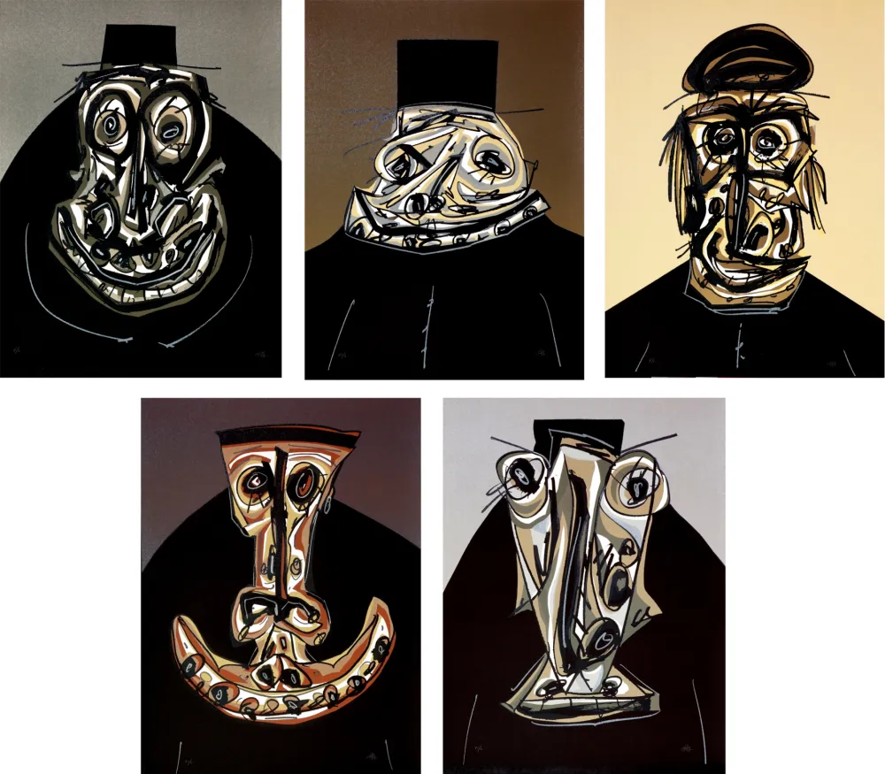 Litografia Saura - Un chair d'ombre