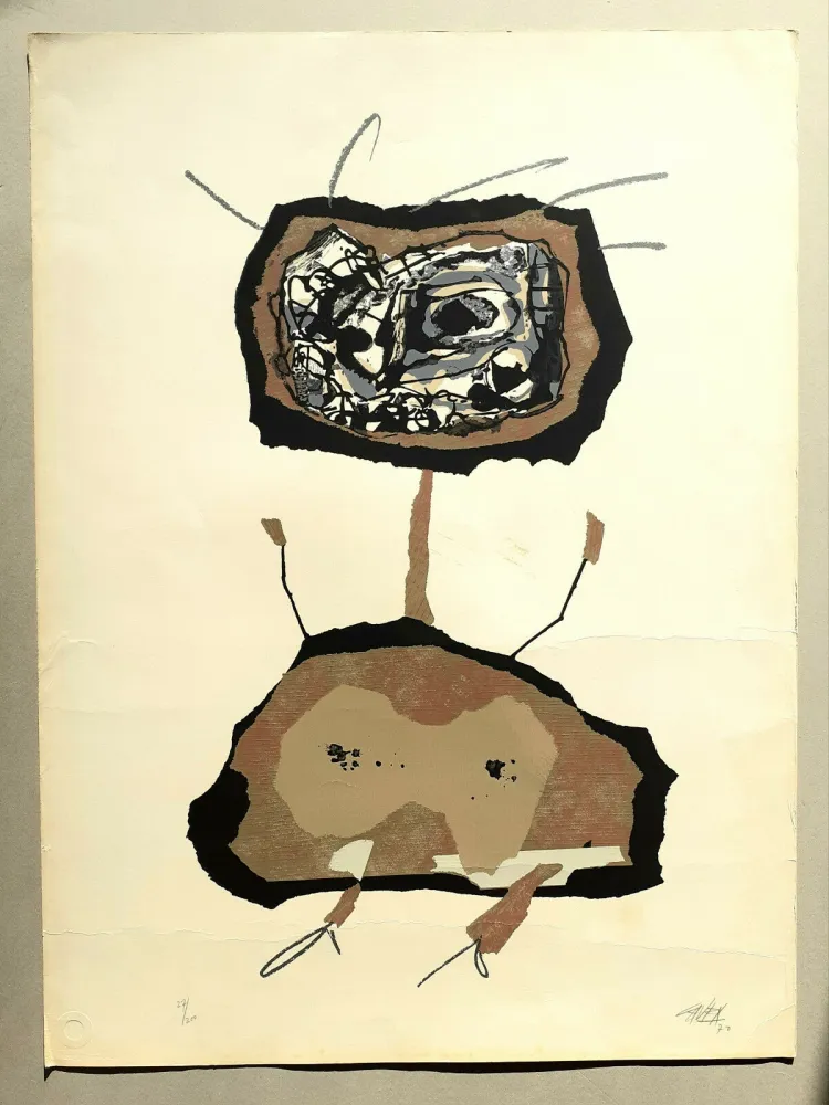 Serigrafia Saura - Untitled