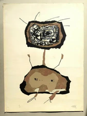 Serigrafia Saura - Untitled