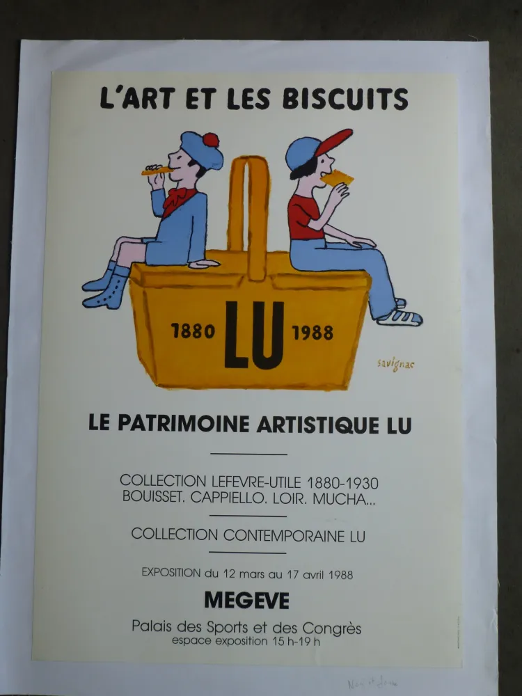 Manifesti Savignac - Le patrimoine artistique LU ,l'art et les biscuits 