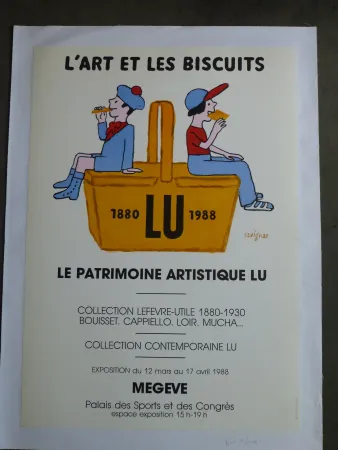 Manifesti Savignac - Le patrimoine artistique LU ,l'art et les biscuits 
