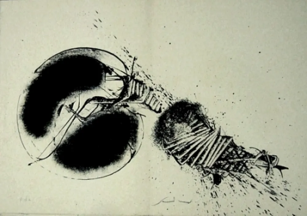 Litografia Scanavino - A mezzo della notte