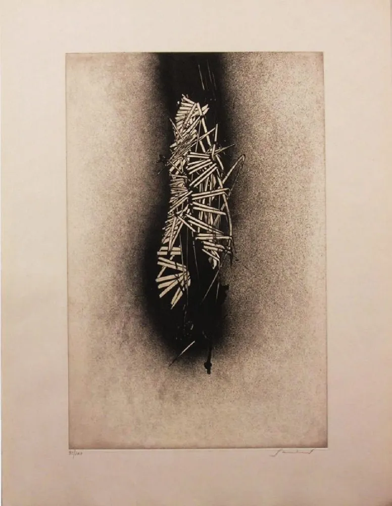 Incisione Scanavino - SENZA TITOLO