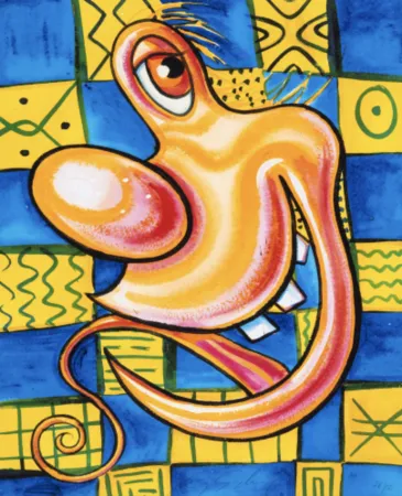 Multiplo Scharf - Untitled (Grinning Whimsy)