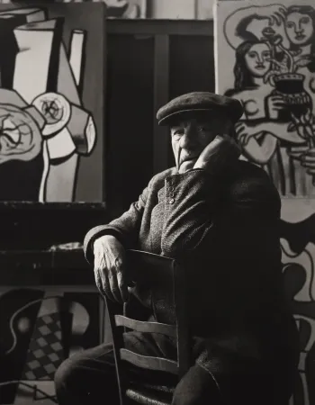 Fotografie Scheidegger - Fernand Leger, Paris, um 1951.