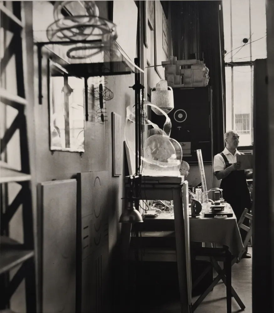 Fotografie Scheidegger - Georges Vantongerloo, 1950.