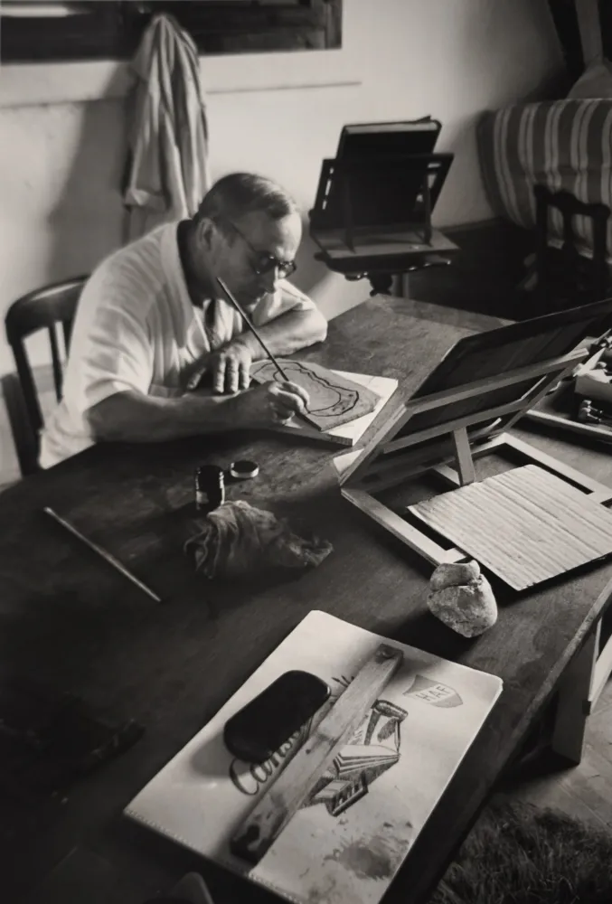 Fotografie Scheidegger - Joan Miro, um 1954.