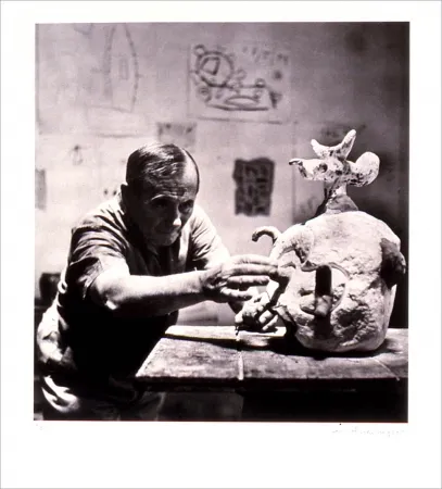 Litografia Scheidegger - Miro traces d' une rencontre