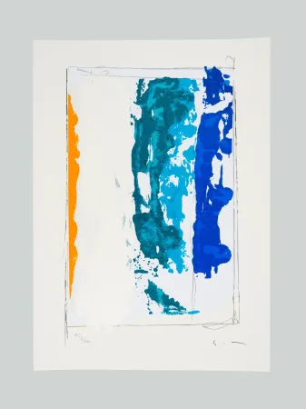 Serigrafia Schifano - Composizione