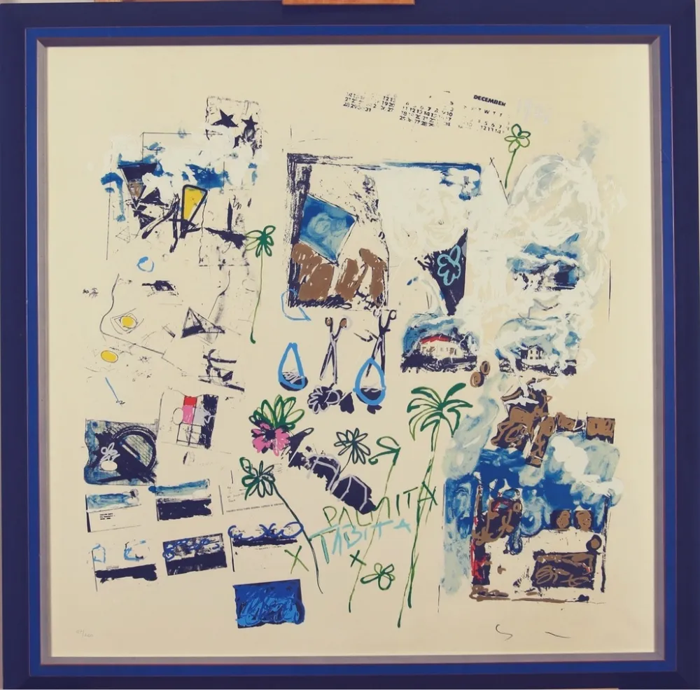 Litografia Schifano - Dicembre